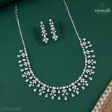 Prinka Premium CZ White Necklace
