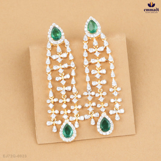 ADESHIKA Premium Green CZ Hangings