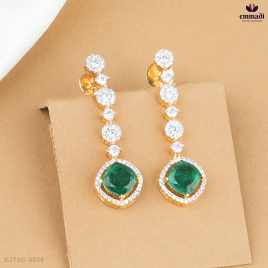 ADISHRY Premium Green CZ Hangings