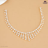 ADYSHREA Exquisite White CZ Necklace Collection