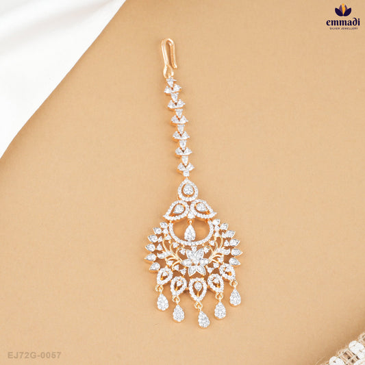 ADYTEE Premium White CZ Silver Jewellery