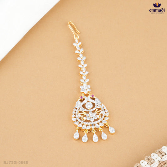 AHILAMANI Exquisite PAPIDI BILLA Premium CZ Jewelry