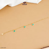 Chandini Exquisite Green Stone Bracelet