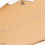 CHANDRABHA Elegant CZ White Bracelet