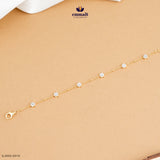 CHANDRABINDU Elegant White CZ Bracelet