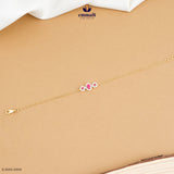 CHANDREA Exquisite Pink CZ Bracelet Collection