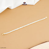 CHARUSHEELA Exquisite White Stone Bracelet