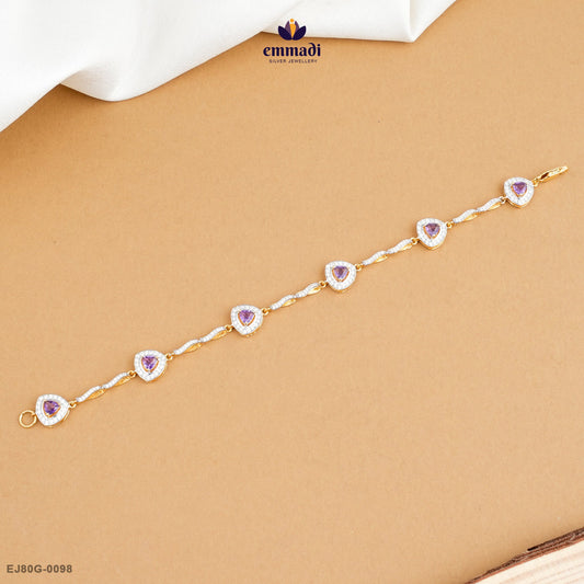 CHATURA Exquisite Blue CZ Bracelet Collection
