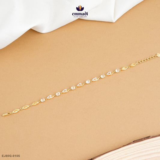 CHAYTRAH White CZ Bracelet Collection