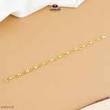 CHHAVVI Elegance: Green Stone Bracelet