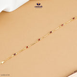 CHINTANIKA Elegant Red Stone Bracelet