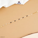 CHITRADEVI Exquisite Blue Stone Bracelet