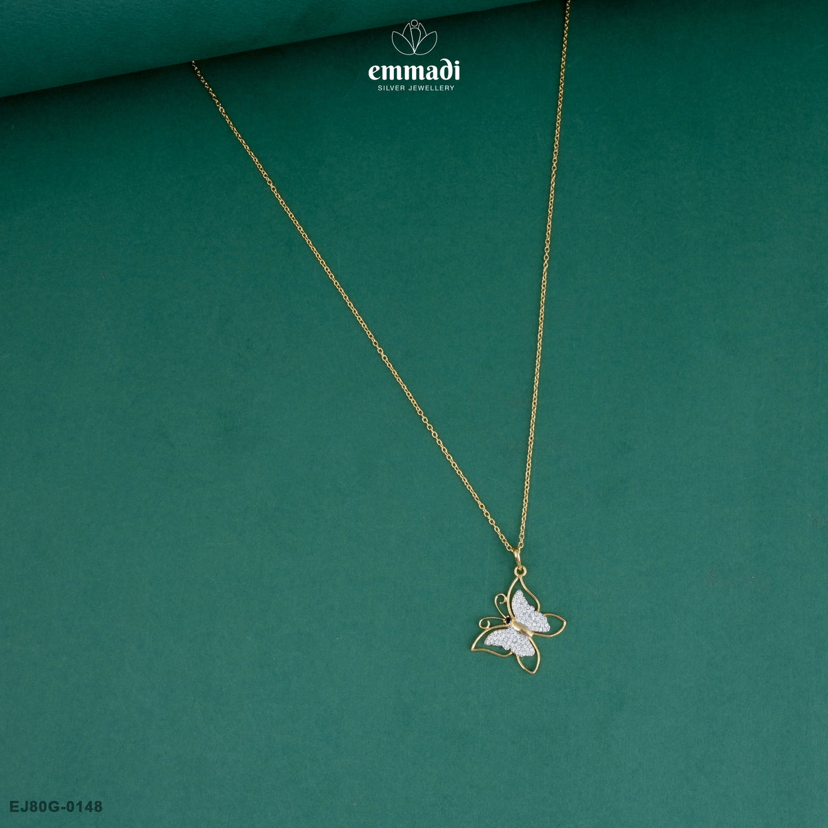Chitramala Exquisite Black CZ Chain