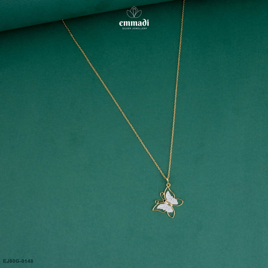 Chitramala Exquisite Black CZ Chain