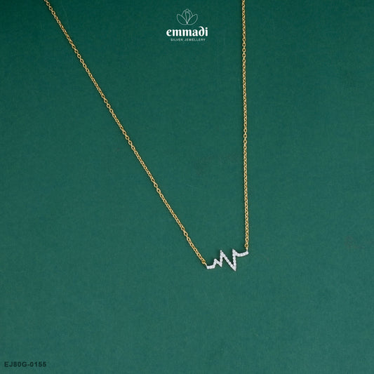 Chitrarathi Elegant White CZ Chain