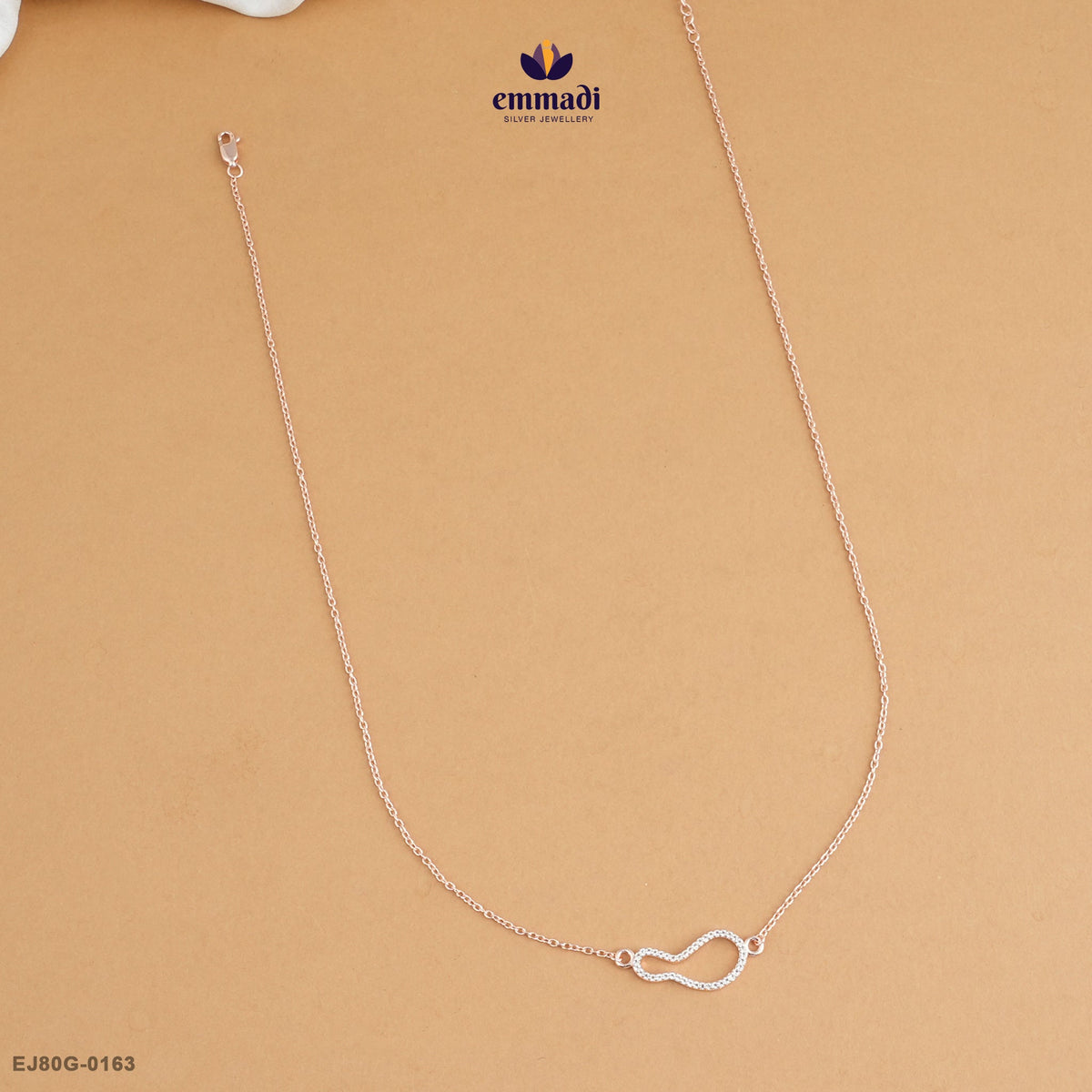 CYANN Elegant White CZ Chain Jewelry
