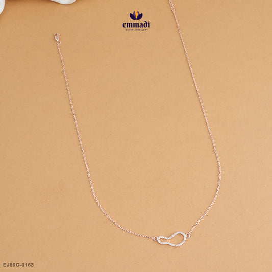 CYANN Elegant White CZ Chain Jewelry