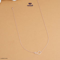 CYANN Elegant White CZ Chain Jewelry