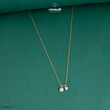 DADHIJA Elegant White CZ Chain