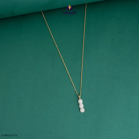 DAEVISHA Exquisite White CZ Chain Jewelry