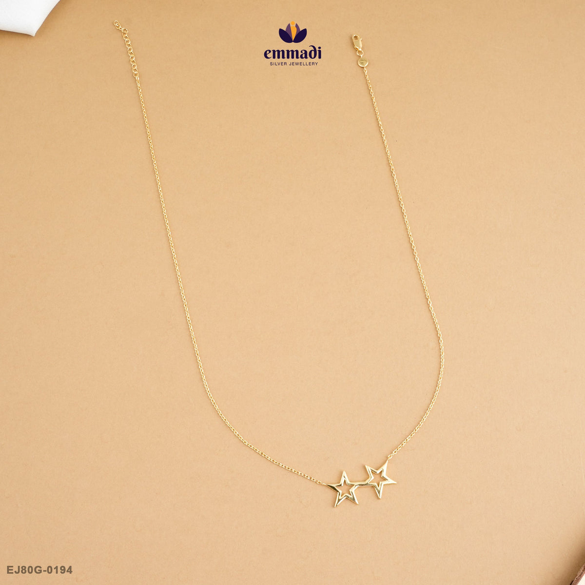 DAMAYANTEA Exquisite White CZ Chain