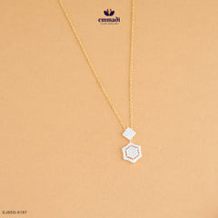 DAMAYANTEE Elegant White CZ Chain