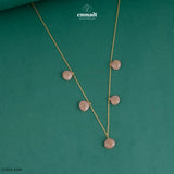 DAMPY Elegant Orange Fancy Silver Chain