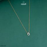 Daniya Elegant White Fancy Silver Chain