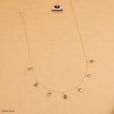 DARANEA Silver Jewellery: Exquisite Multi-Coloured Stone Chains