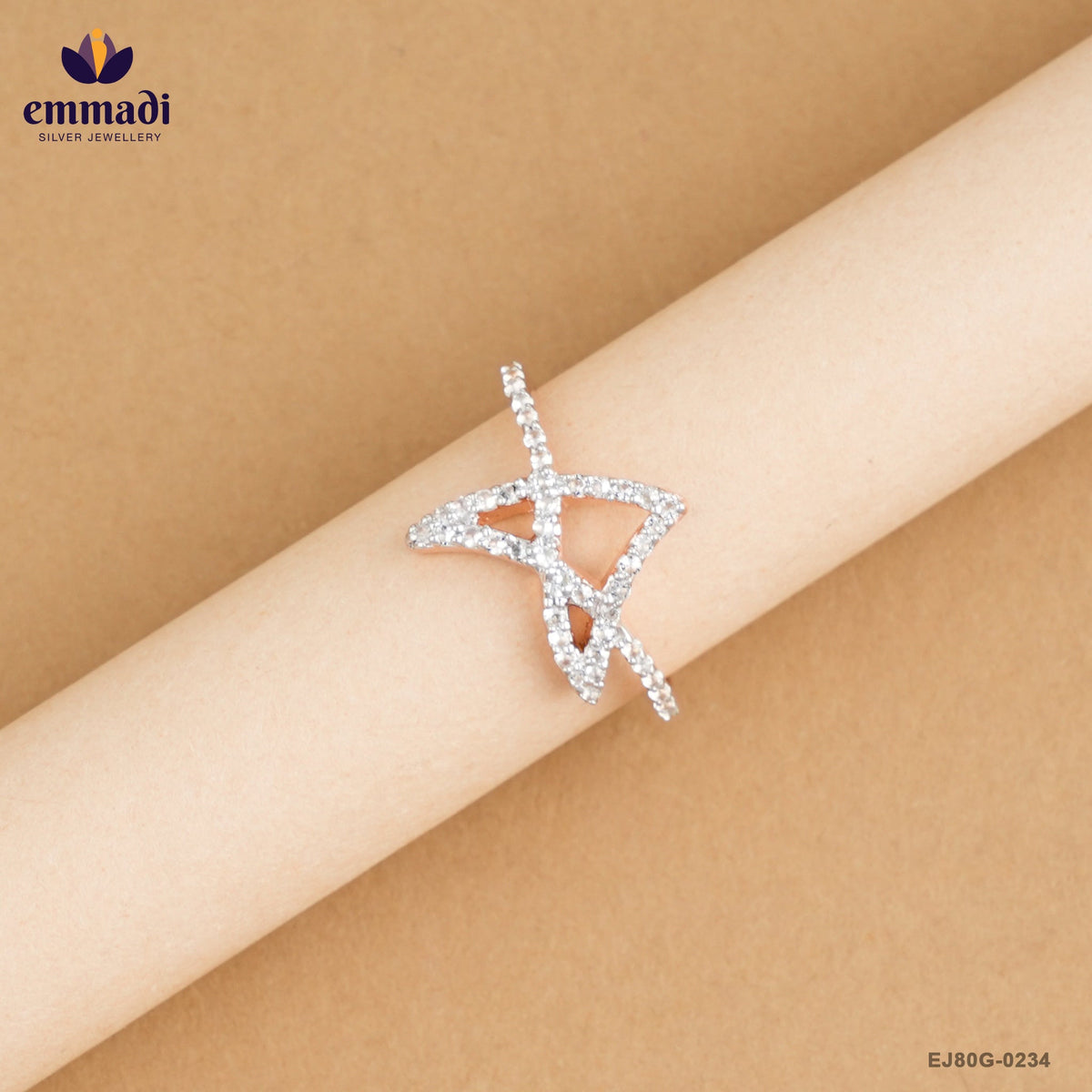 DARANI Exclusive White CZ Ring Collection