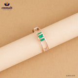 DarMika Exquisite Green CZ Ring
