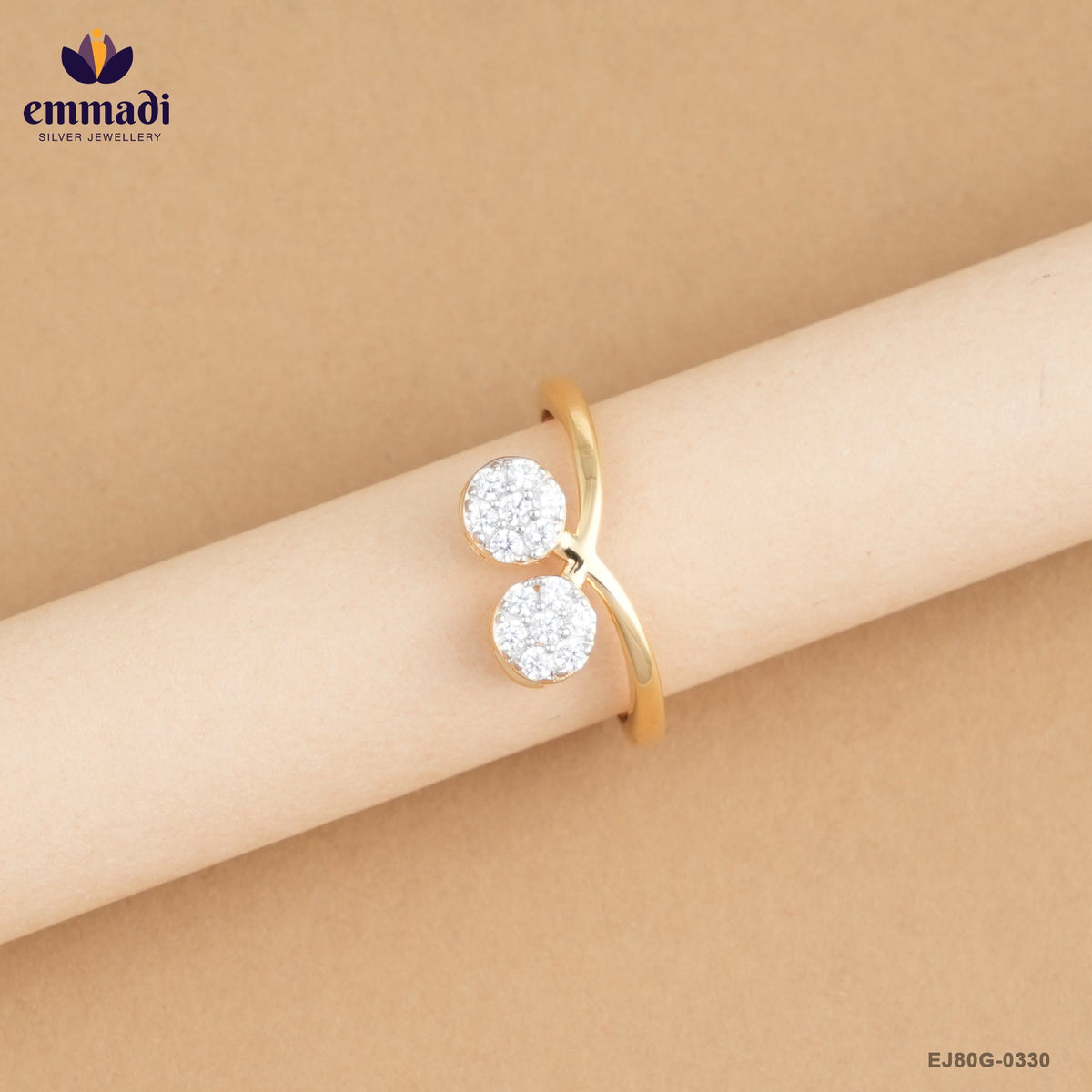 Darshika Silver Jewellery: Elegant CZ Rings