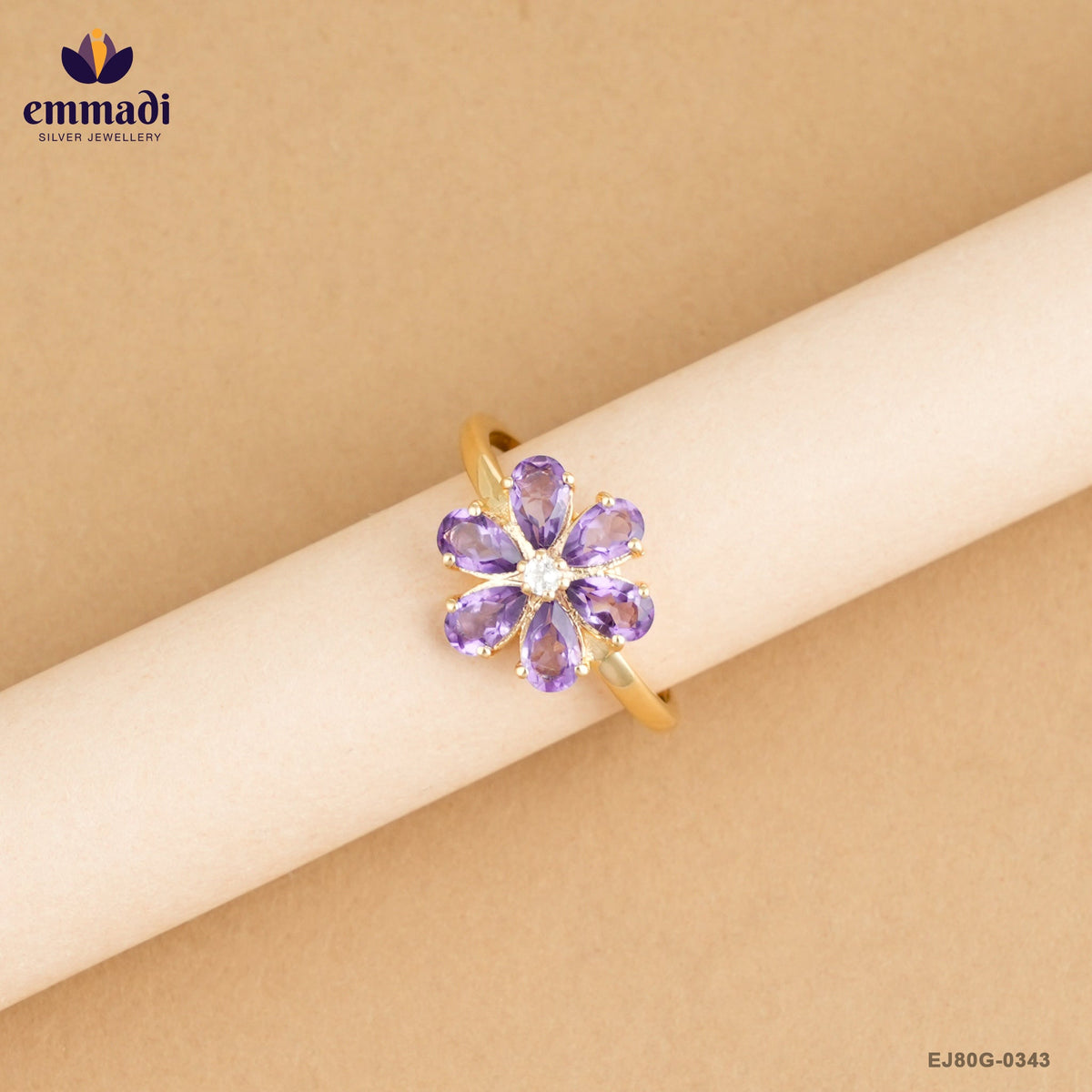 Darshita Elegant Blue Stone Ring