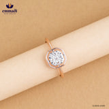 DAYANITA Elegant White CZ Ring