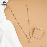 AKUTIE Elegant White Chain Nallapusalu