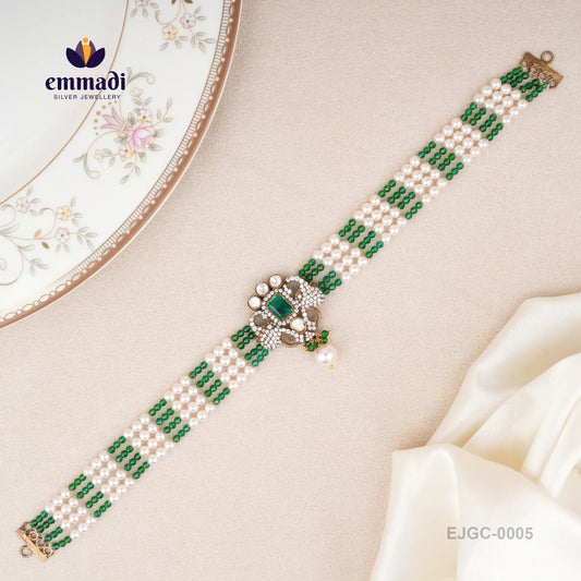 Shuktij Victorian Green Choker