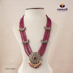 Akal Victorian Red Long Necklace