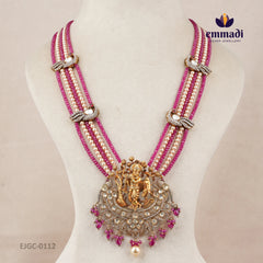 Kopal Victorian Red Long Necklace