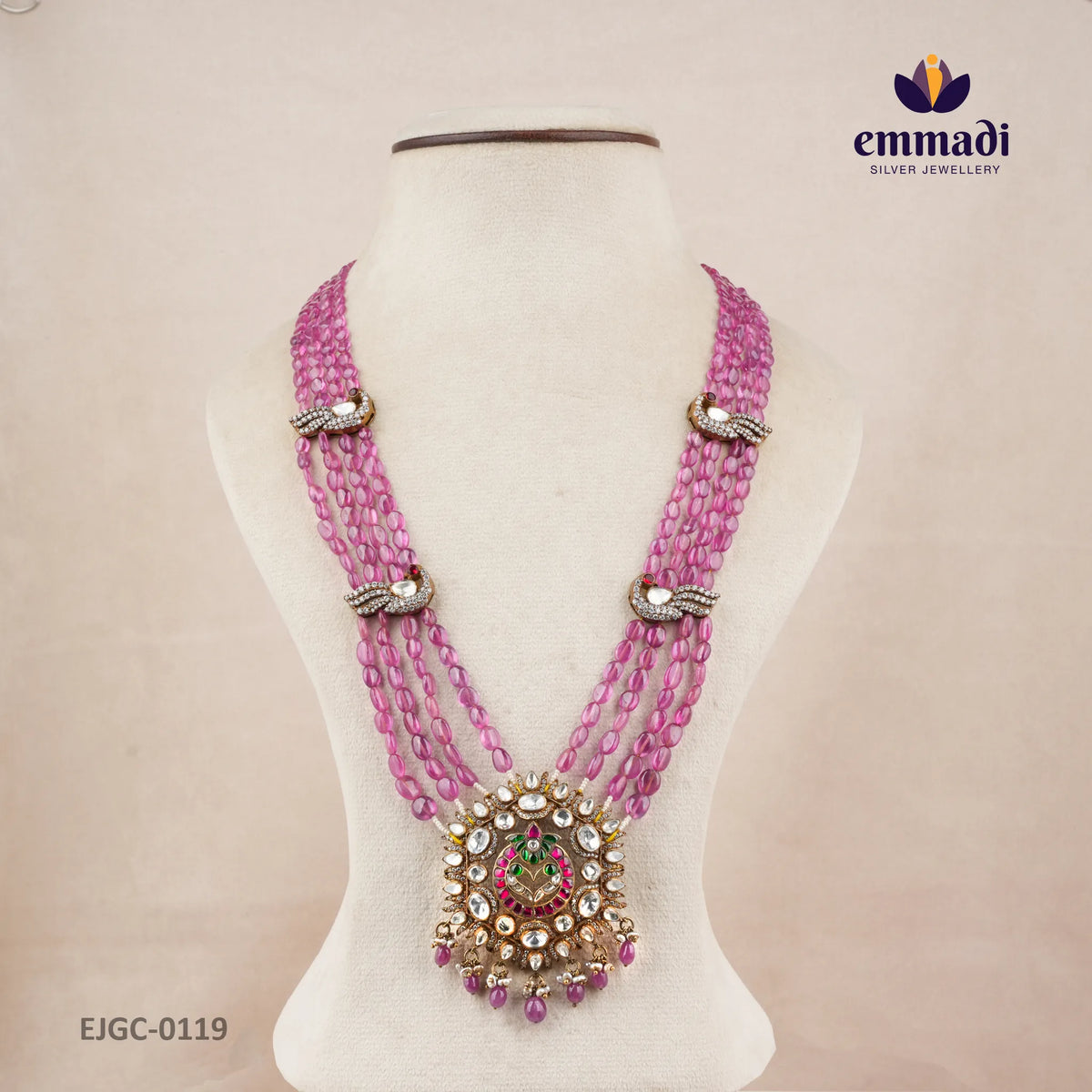 Nehal Victorian Multi Long Necklace