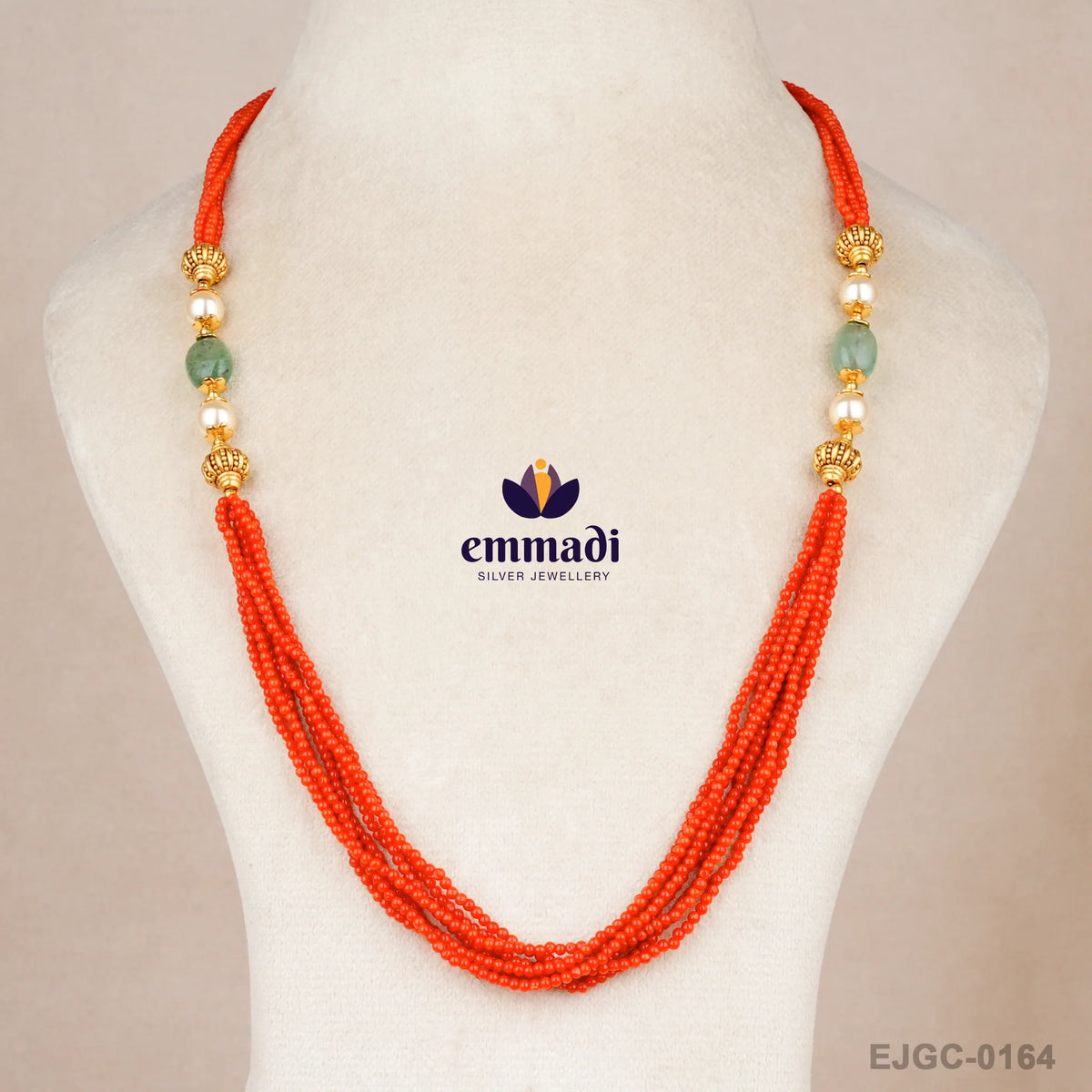 Aanchal Corals Orange Chain