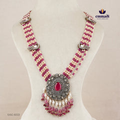 Minimol Victorian Pink Long Necklace