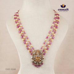 Foram Victorian Pink Long Necklace