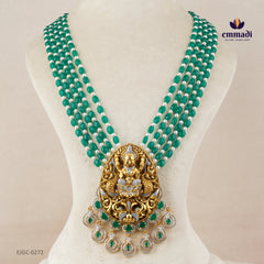 Mausam Ultra Light Green Long Necklace