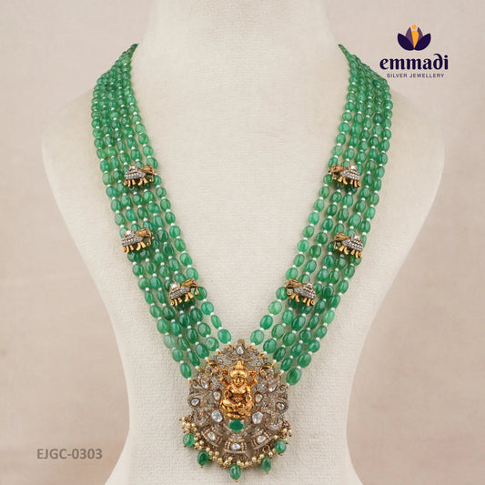 Balan Victorian Green Long Necklace