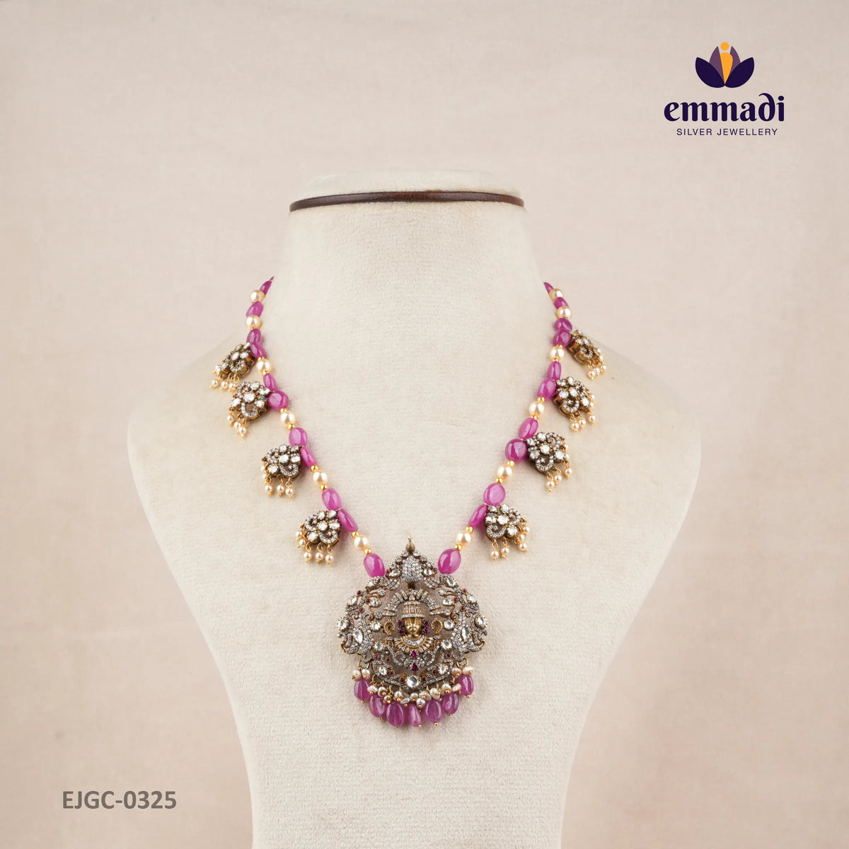 Rajan Victorian Pink Long Necklace