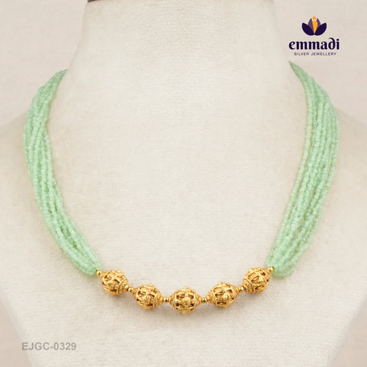 Samin Beads Green Chain