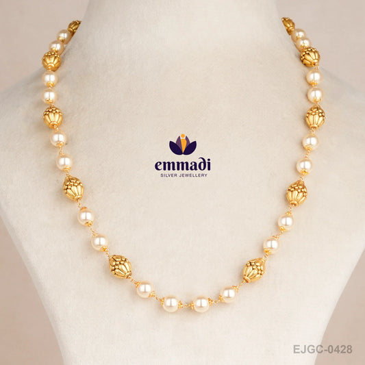 Keshon Pearls White Chain