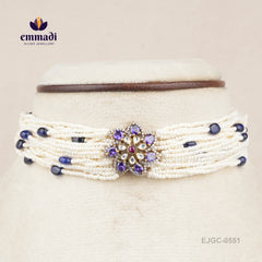 Mamgain Victorian Purple Choker