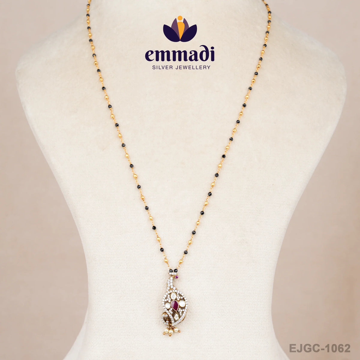 Sundeep Nallapusalu Red Chain Emmadi Silver Jewellery