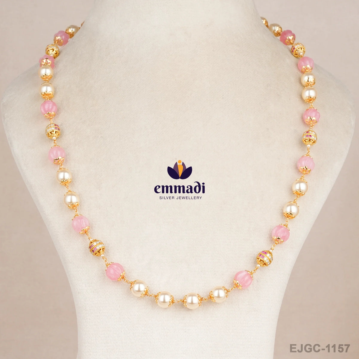 Giaanroop Beads Pink Chain